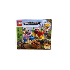 NEW SEALED- LEGO Minecraft -‎ 21164 - The Coral Reef 2021 Building Toy 92 Pieces